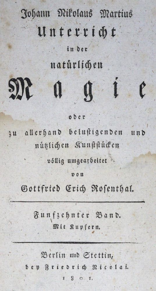 Große Abbildung Nr.2: 124-389 Martius,J.N.: (Grenzwissenschaften und Okkultismus)