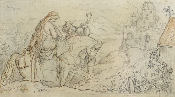 Große Abbildung Nr.1: 124-3898 Richter, Ludwig: (Künstlergraphik)