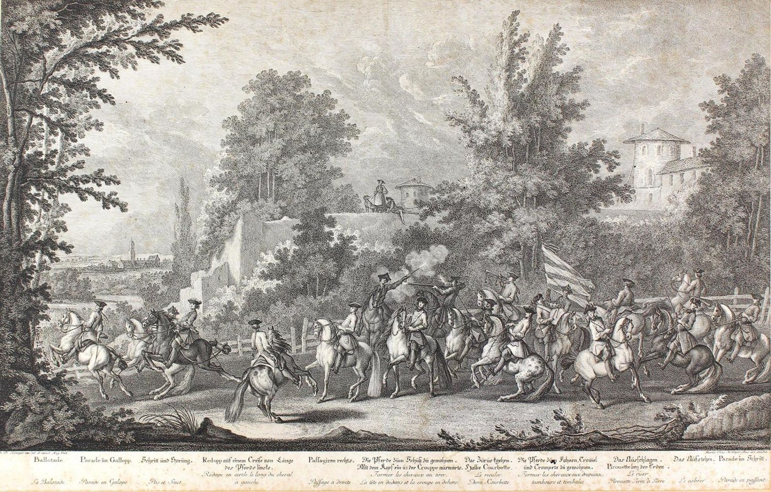Große Abbildung Nr.1: 124-3902 Ridinger, Martin Elias: (Künstlergraphik)