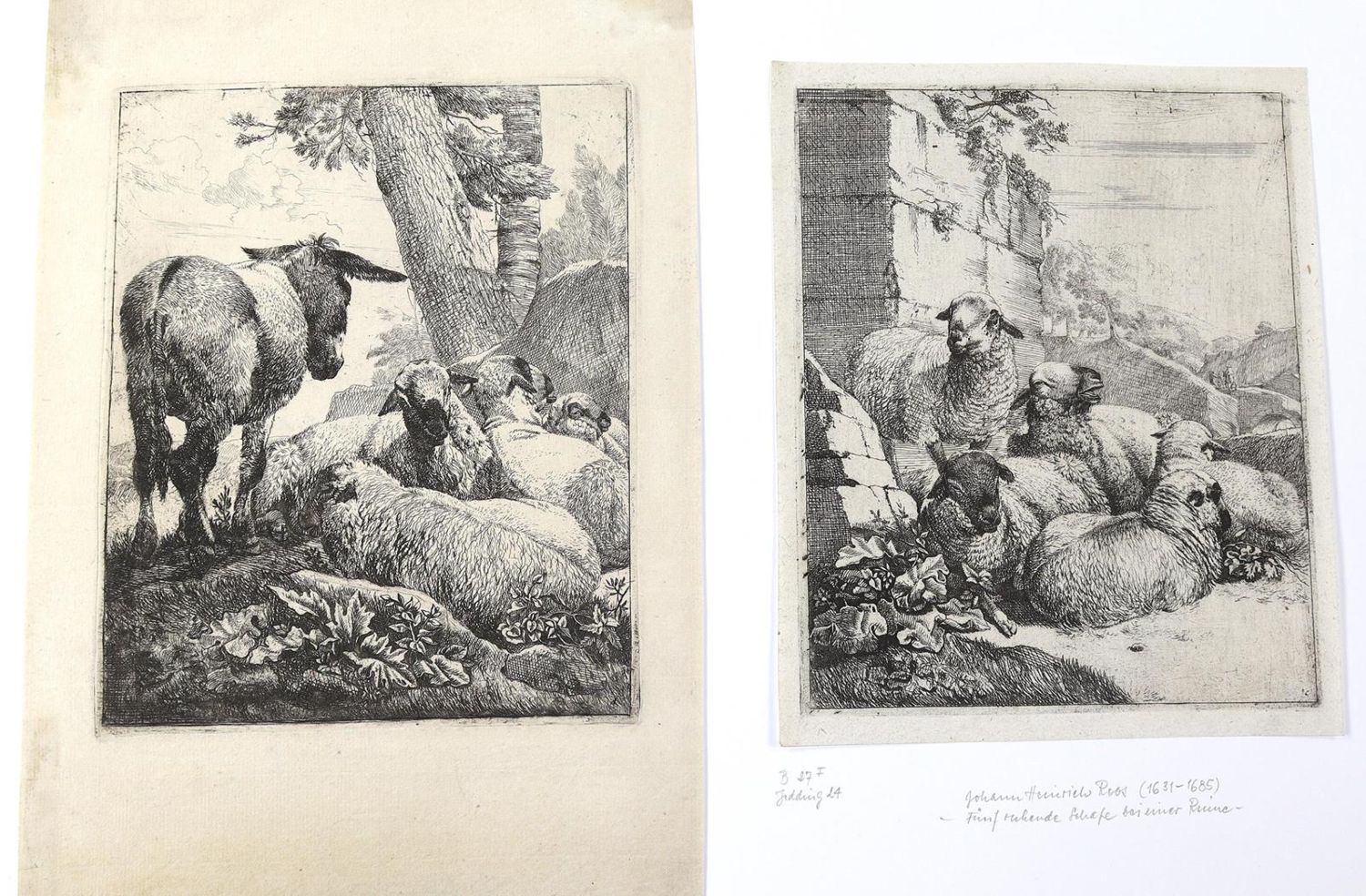Große Abbildung Nr.1: 124-3918 Roos, Johann Heinrich: (Künstlergraphik)