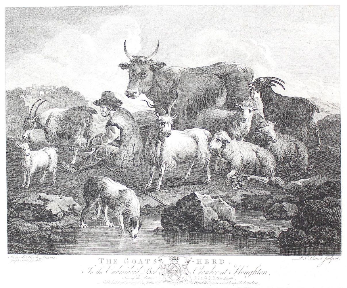 Große Abbildung Nr.1: 124-3921 Roos, Philipp Peter: (Künstlergraphik)