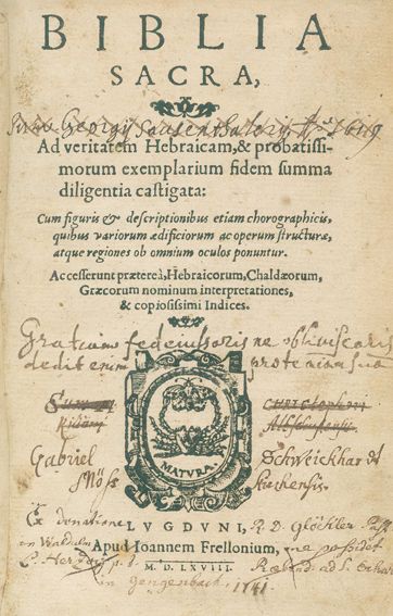 Große Abbildung Nr.1: 124-40 Biblia latina.: (Bibeln)