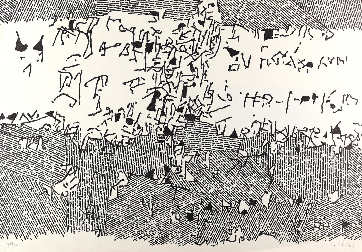 Große Abbildung Nr.2: 124-4095 Trökes, Heinz: (Künstlergraphik)