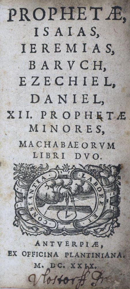 Große Abbildung Nr.1: 124-41 Biblia latina.: (Bibeln)