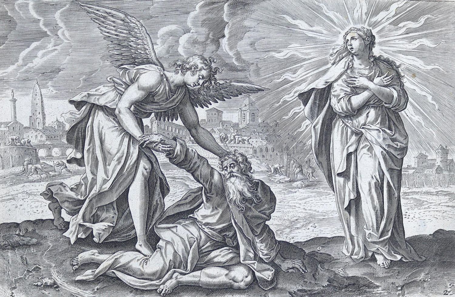 Große Abbildung Nr.2: 124-4142 Vos, Marten de: (Künstlergraphik)