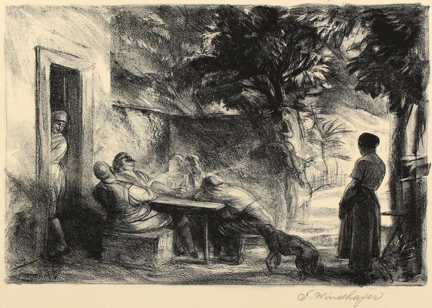Große Abbildung Nr.1: 124-4176 Windhager, Franz: (Künstlergraphik)