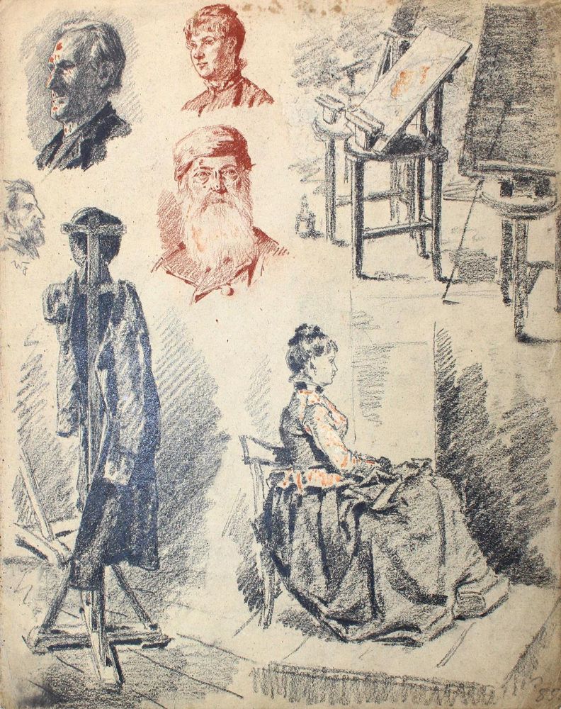 Große Abbildung Nr.3: 124-4180 Wintzer, Richard: (Künstlergraphik)