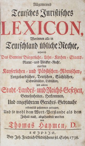 Große Abbildung Nr.1: 124-419 Hayme,T.: (Juridica und Kriminologie)