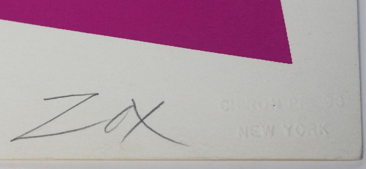Große Abbildung Nr.2: 124-4241 Zox, Larry: (Künstlergraphik)