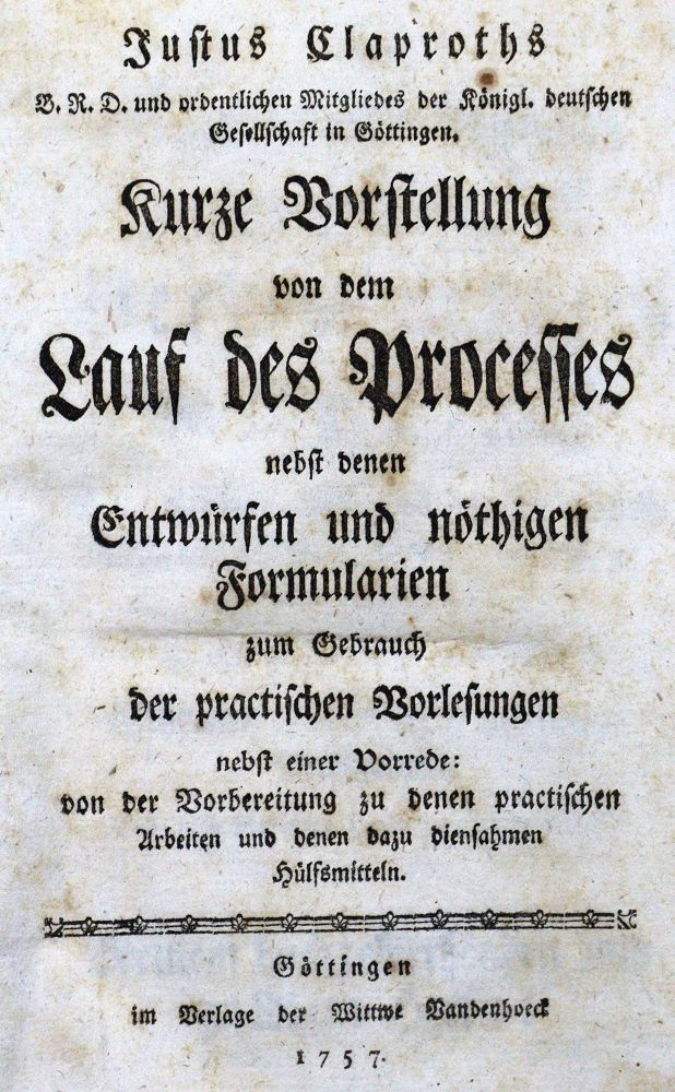 Große Abbildung Nr.1: 124-434 Sammlung: (Juridica und Kriminologie)