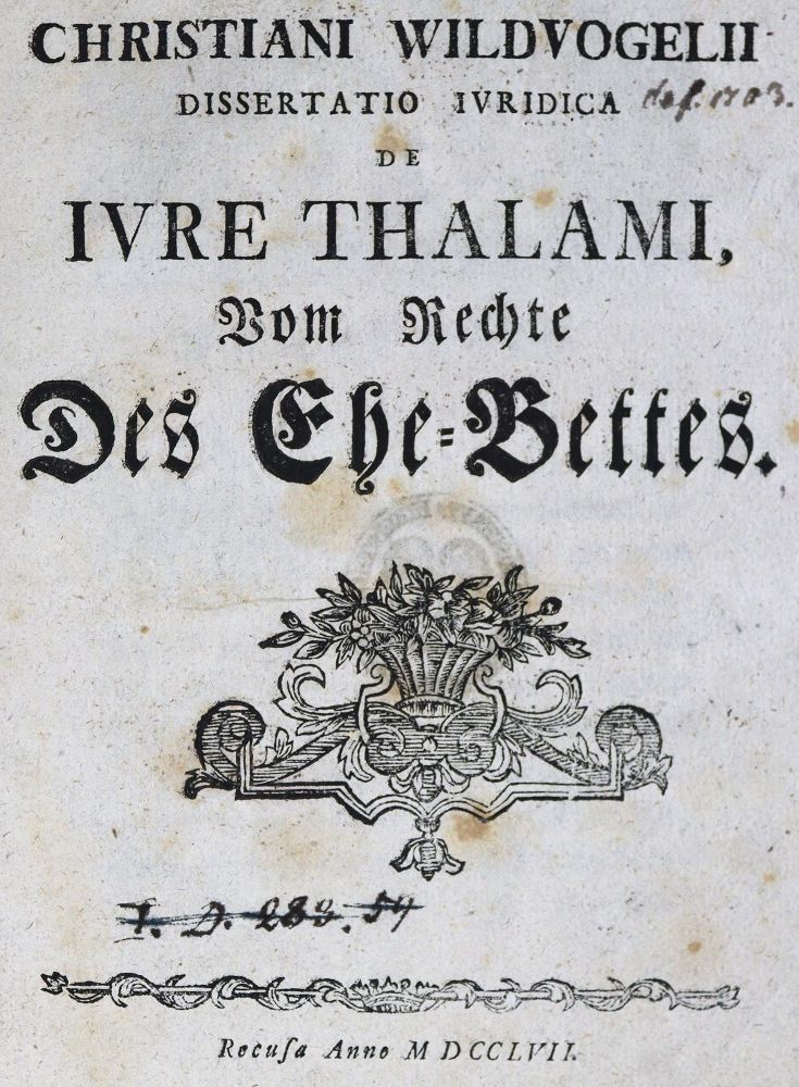 Große Abbildung Nr.1: 124-438 Wildvogel,C.: (Juridica und Kriminologie)