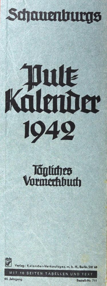 Große Abbildung Nr.1: 124-446 Schauenburgs: (Kalender)