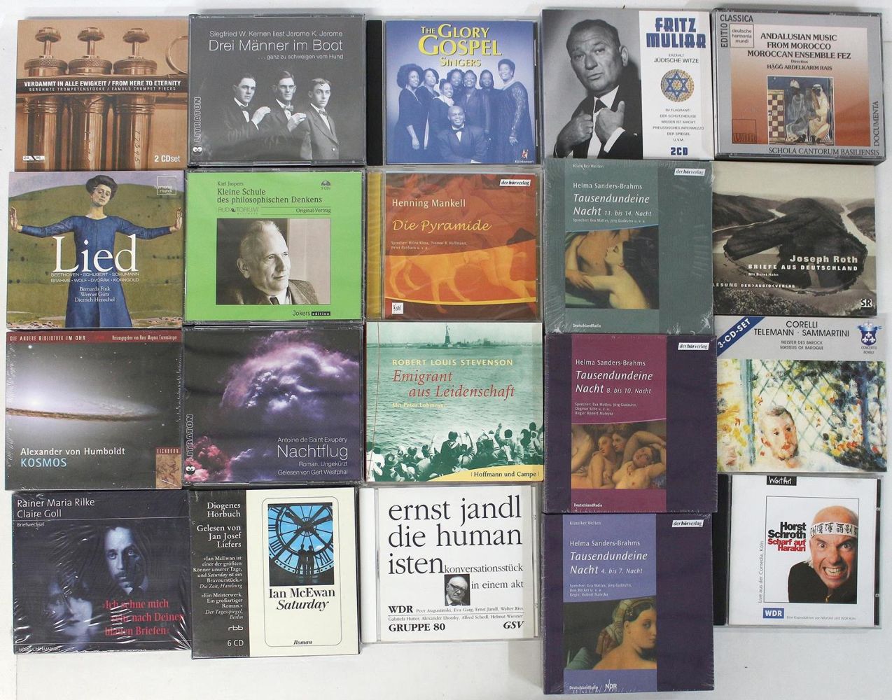 Große Abbildung Nr.6: 124-484 CD-Sammlung.: (Literatur)