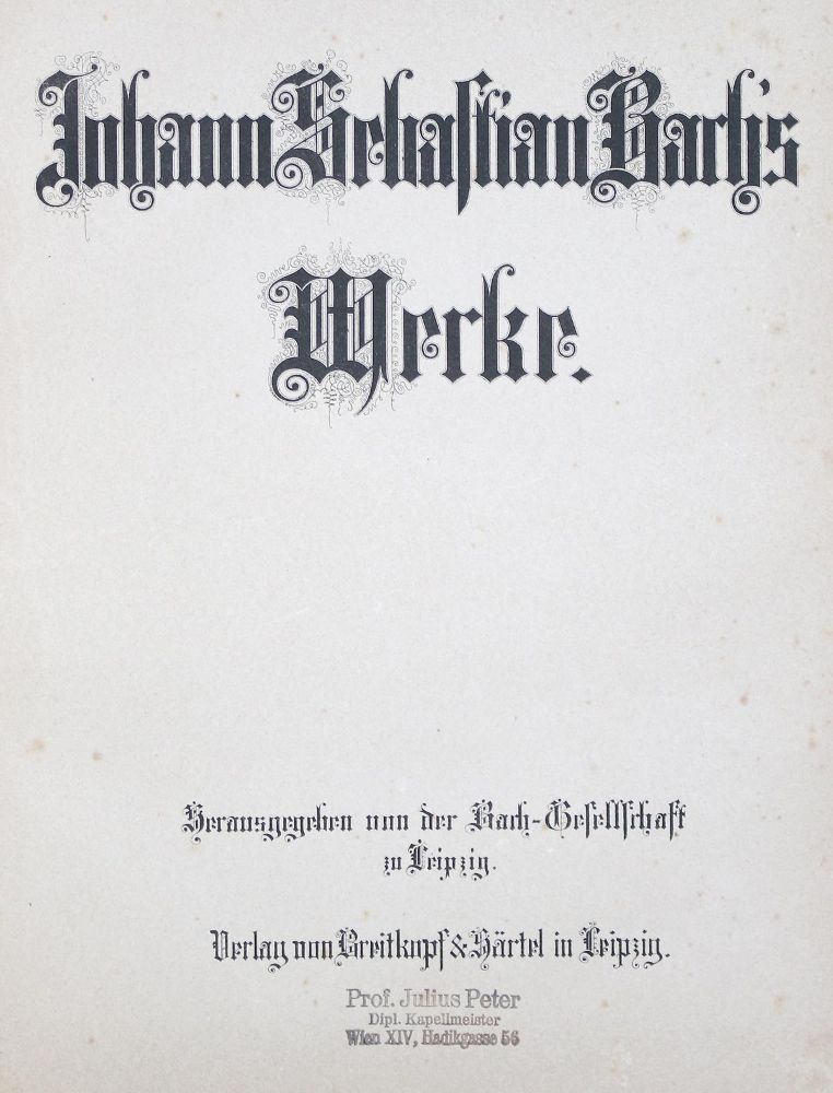 Große Abbildung Nr.1: 124-516 Bach,J.S.: (Musik)