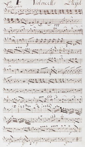 Große Abbildung Nr.1: 124-528 Streichquartette.: (Musik, Handschriften)