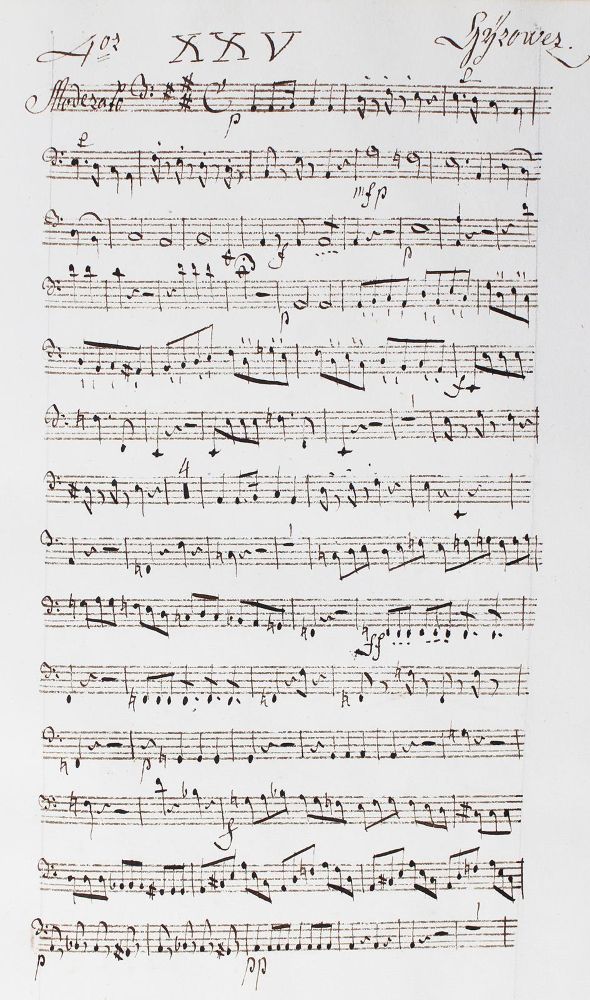 Große Abbildung Nr.2: 124-528 Streichquartette.: (Musik, Handschriften)