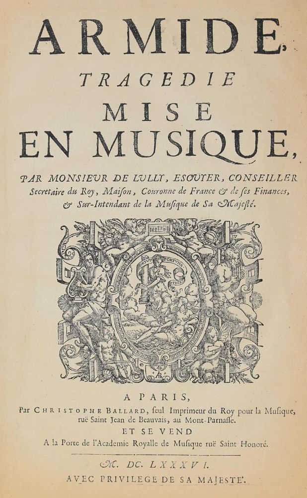 Große Abbildung Nr.1: 124-531 Lully,(.J.B.).: (Musik)