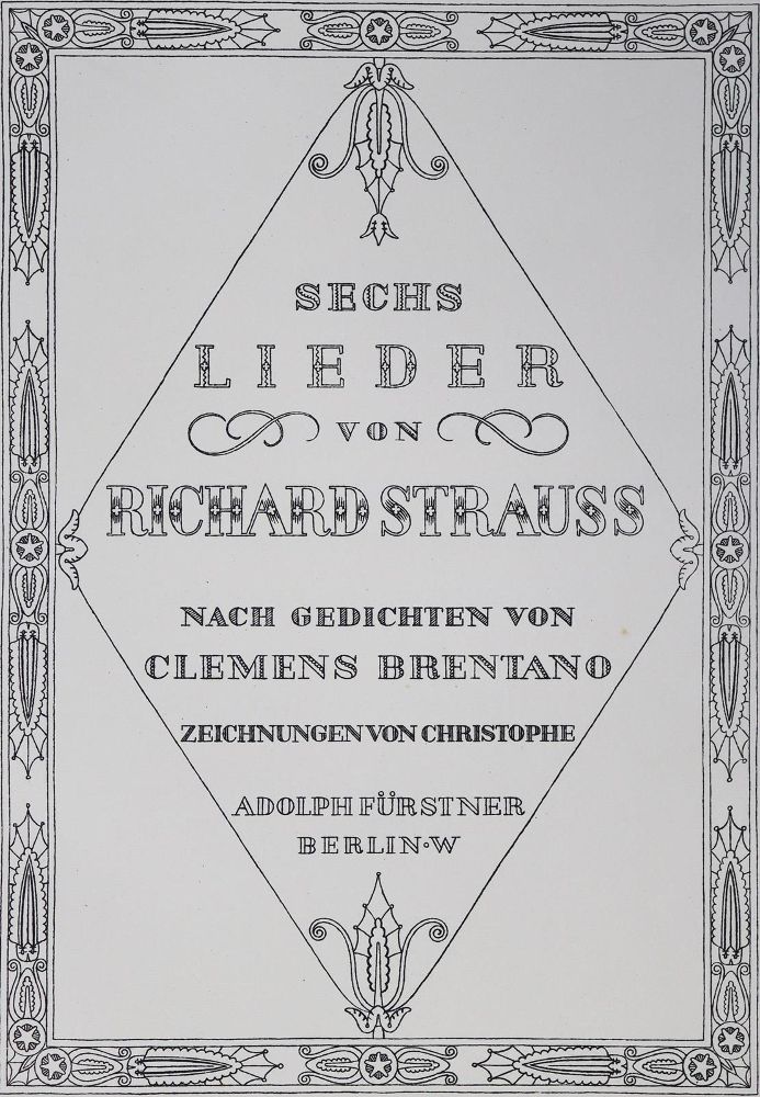 Große Abbildung Nr.1: 124-550 Brentano,C.: (Musik, Strauss)