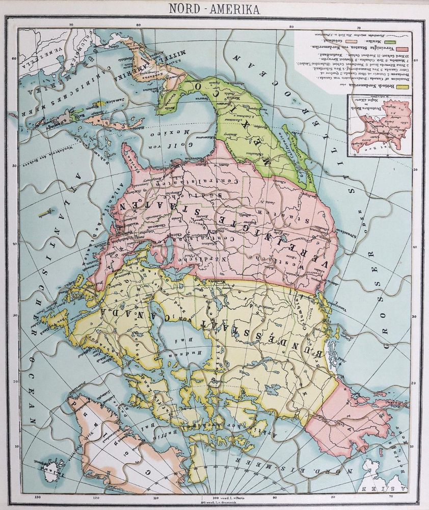Große Abbildung Nr.3: 124-570 Geographisches Geduld-Spiel.: (Spiele)