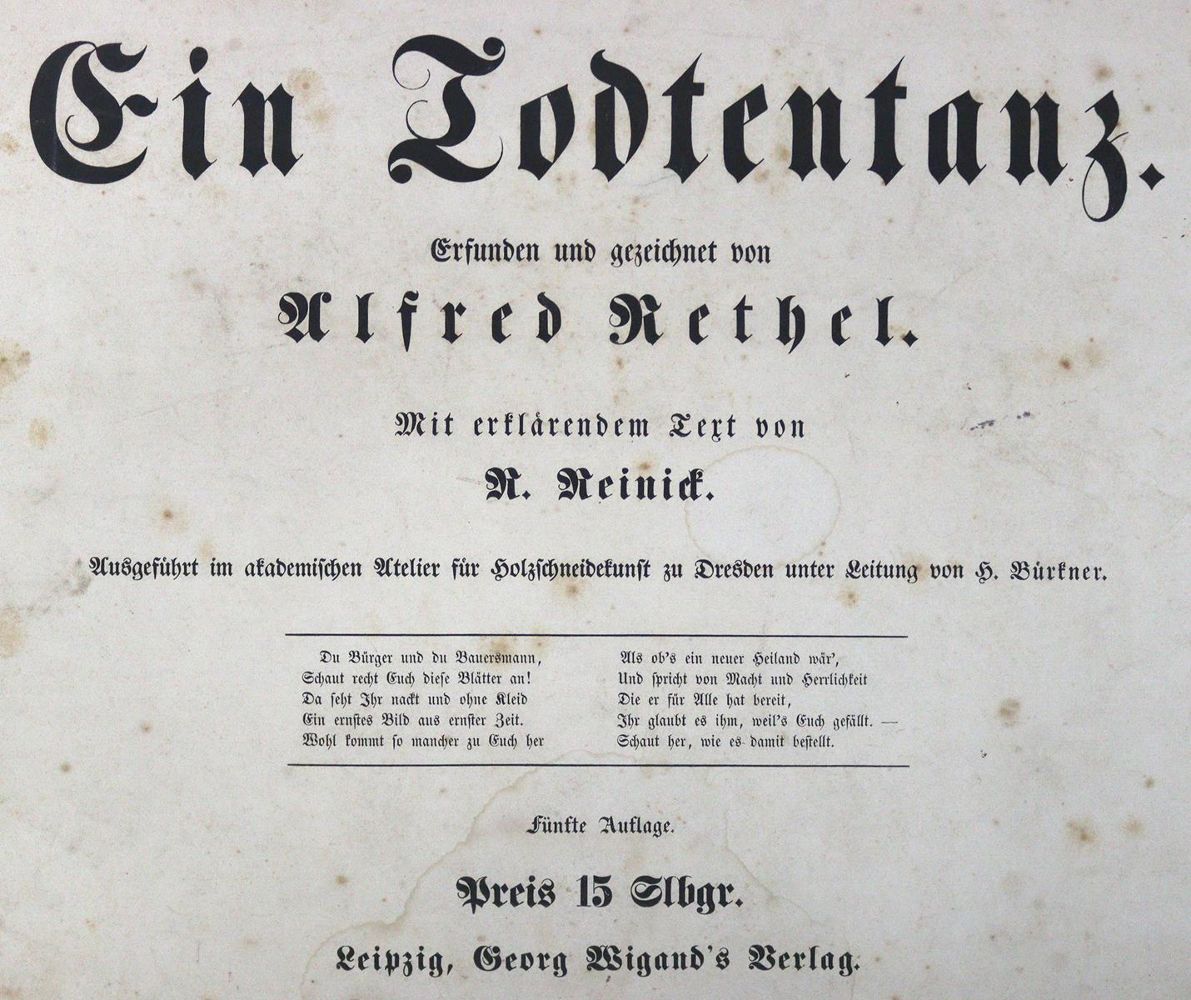 Große Abbildung Nr.1: 124-587 Rethel,A.: (Totentanz)