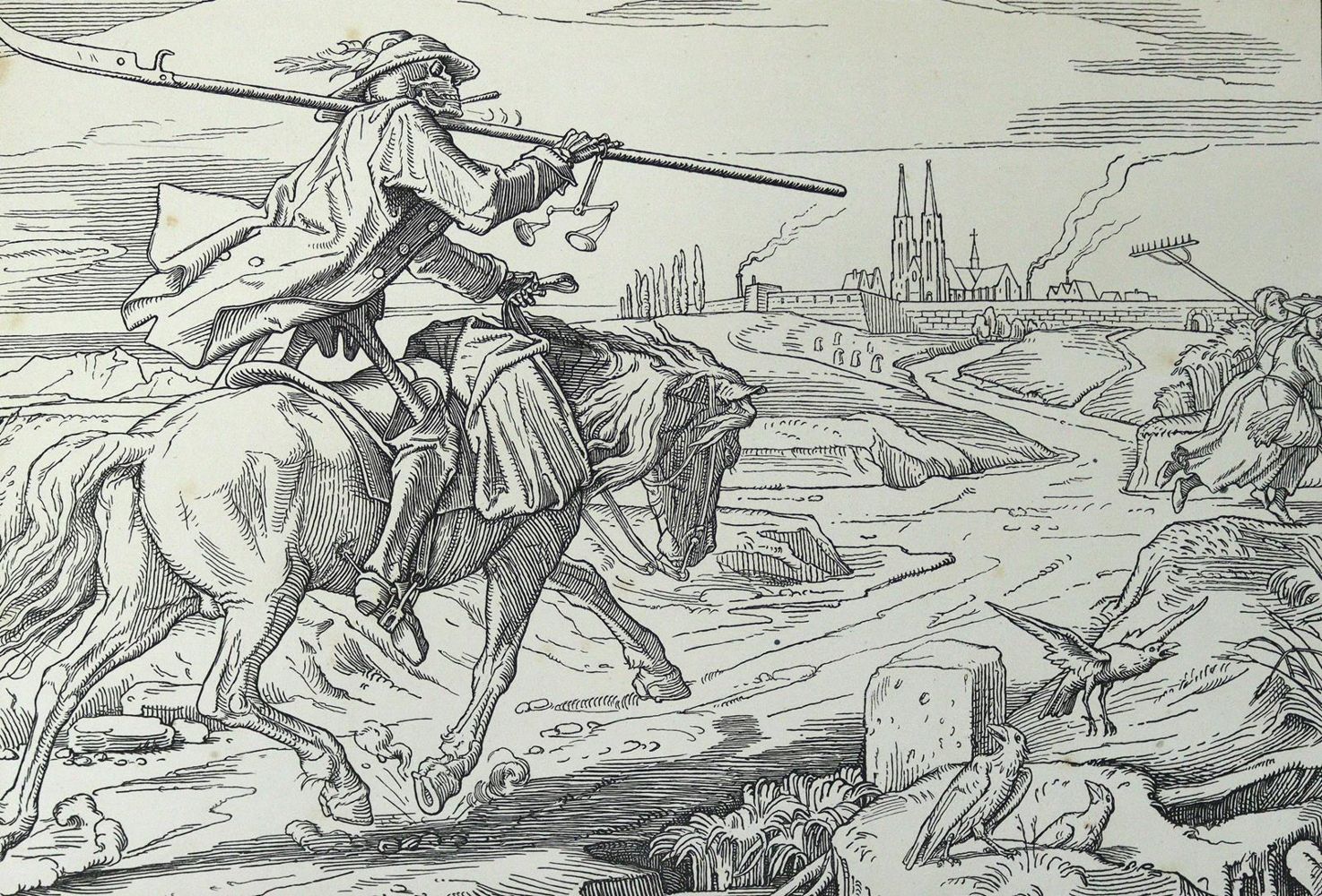 Große Abbildung Nr.3: 124-587 Rethel,A.: (Totentanz)