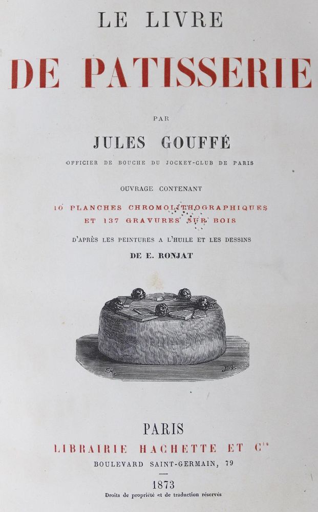 Große Abbildung Nr.1: 124-610 Gouffe,J.: (Küche und Haushalt, Bäckerei und Konditorei)