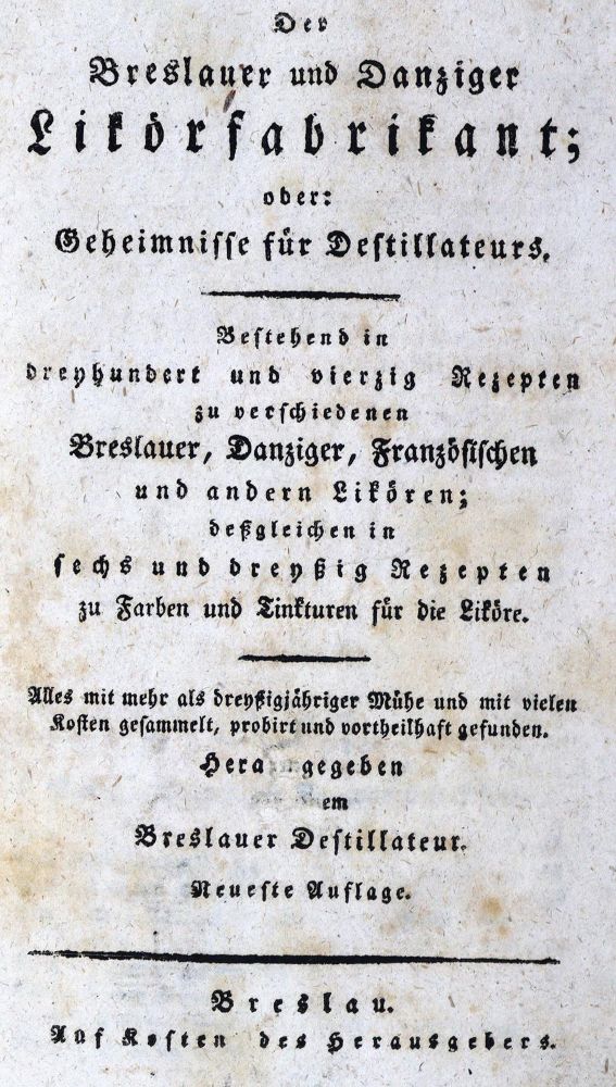 Große Abbildung Nr.1: 124-640 Breslauer und Danziger Likörfabrikant, Der,: (Küche und Haushalt, Getränke, Destillieren)