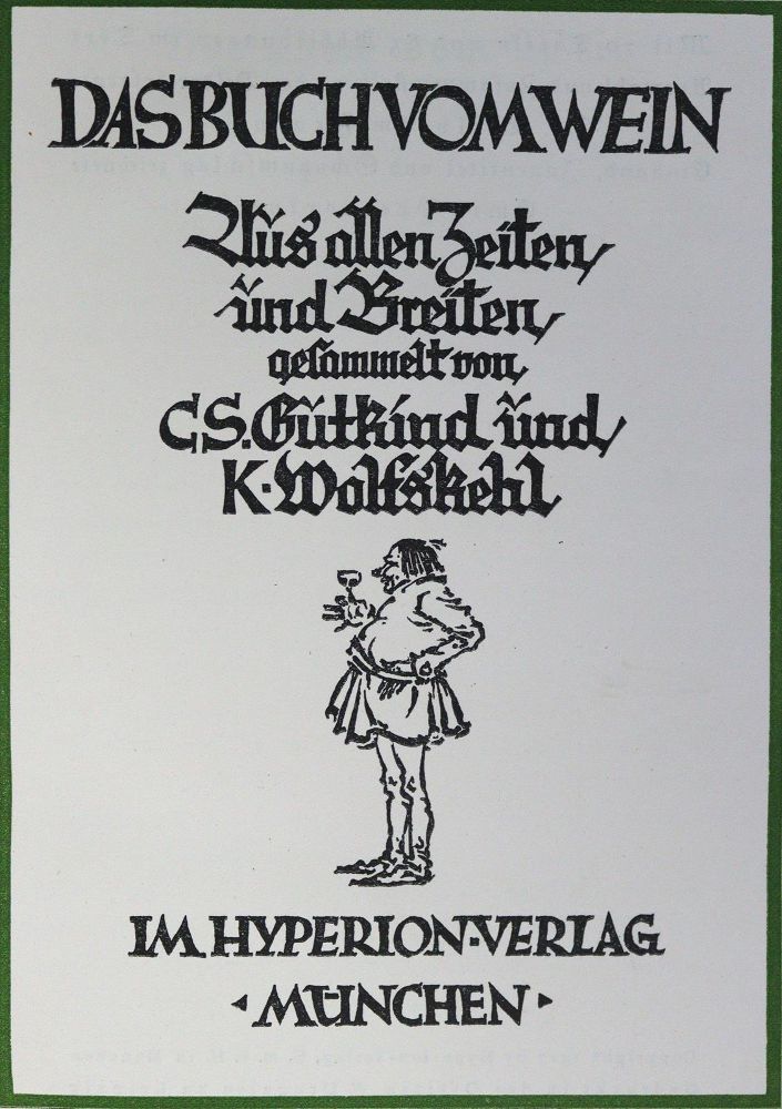 Große Abbildung Nr.1: 124-647 Regner,A.v.: (Küche und Haushalt, Getränke, Wein)