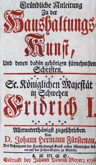 Große Abbildung Nr.1: 124-657 Fürstenau,J.H.: (Küche und Haushalt, Haushalt)