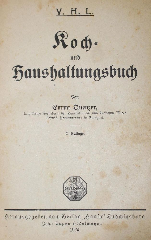 Große Abbildung Nr.1: 124-666 (Allgemein geprüftes Pesther Kochbuch.: (Küche und Haushalt, Kochbücher)
