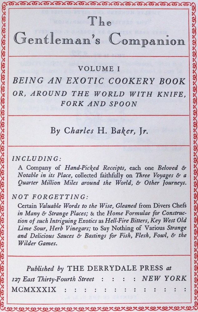 Große Abbildung Nr.2: 124-670 Baker,C.H.: (Küche und Haushalt, Kochbücher)