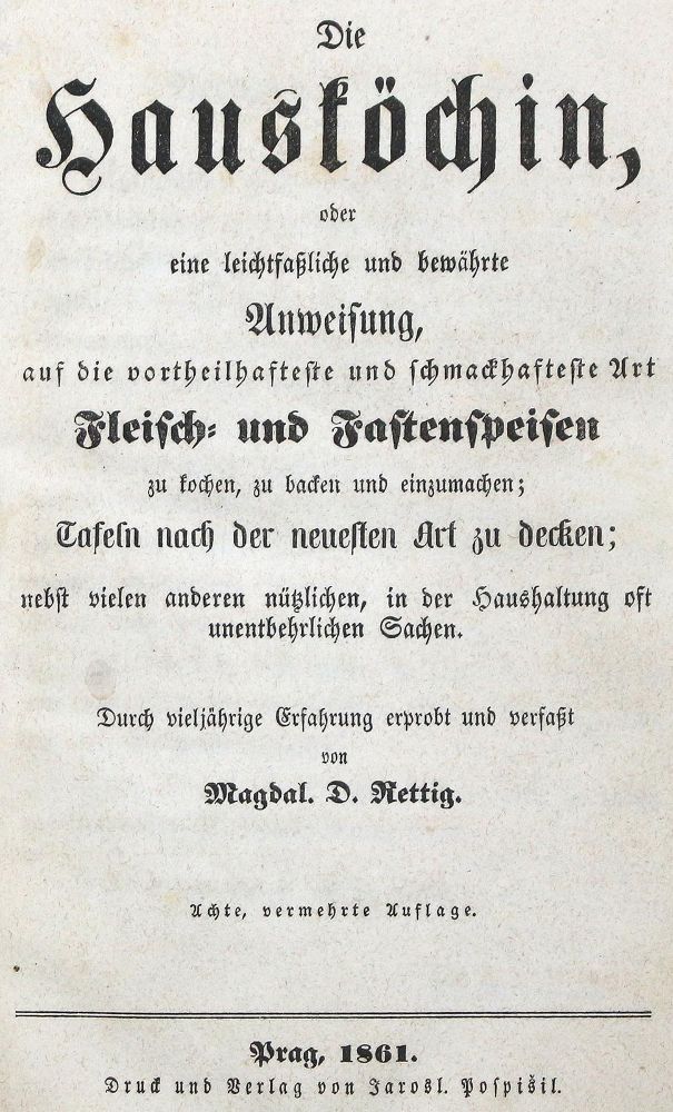 Große Abbildung Nr.2: 124-682 Davidis,H.: (Küche und Haushalt, Kochbücher)
