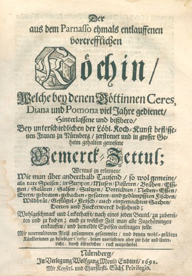 Große Abbildung Nr.1: 124-691 (Endter,S.M.).: (Küche und Haushalt, Kochbücher)