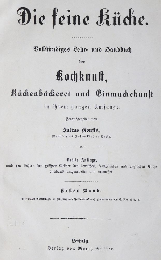 Große Abbildung Nr.2: 124-696 Gouffe,J.: (Küche und Haushalt, Kochbücher)