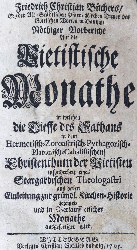Große Abbildung Nr.1: 124-72 Bücher,F.C.: (Alte Drucke, Handschriften und Theologie)