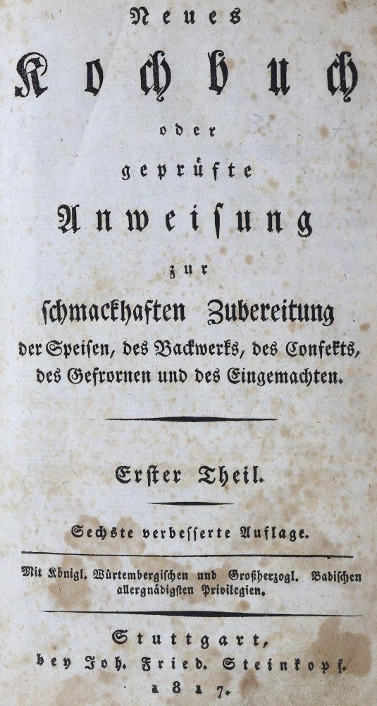 Große Abbildung Nr.11: 124-721 (Löffler,F.L.).: (Küche und Haushalt, Kochbücher)