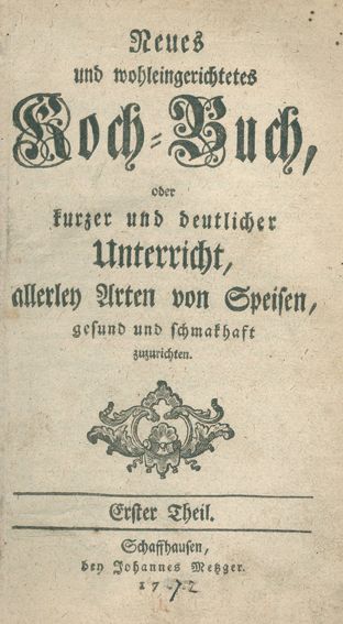 Große Abbildung Nr.1: 124-728 Neues und wohleingerichtetes Koch-Buch,: (Küche und Haushalt, Kochbücher)