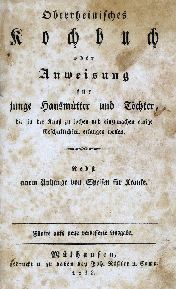 Große Abbildung Nr.1: 124-761 (Spörlin,M.).: (Küche und Haushalt, Kochbücher)
