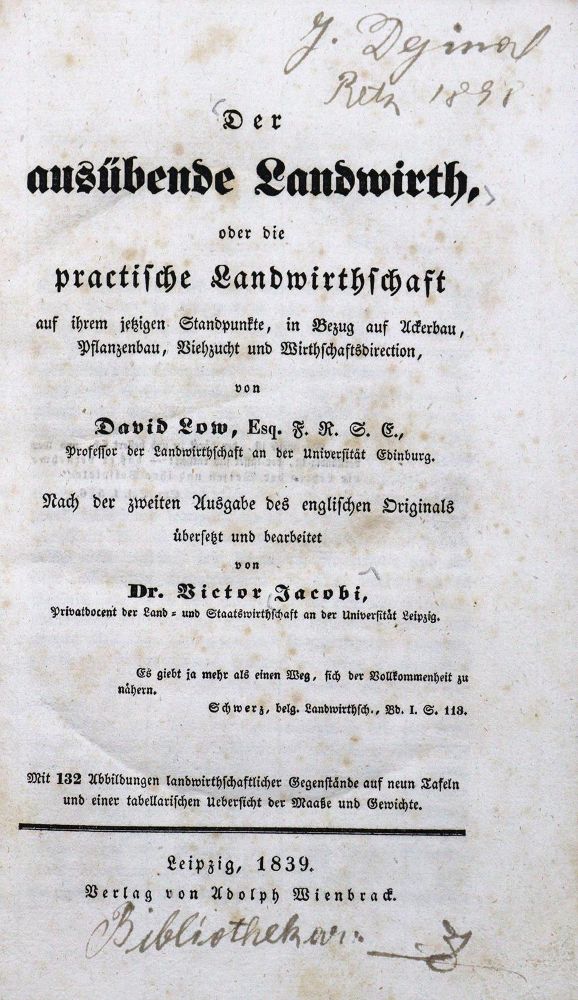 Große Abbildung Nr.1: 124-789 Low,D.: (Land- und Forstwirtschaft, Landwirtschaft)