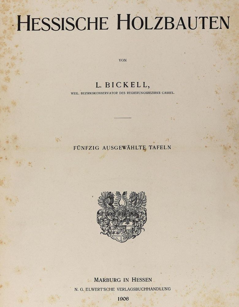 Große Abbildung Nr.1: 124-800 Bickell,L.: (Architektur)