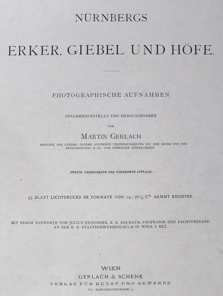 Große Abbildung Nr.1: 124-807 Gerlach,M.: (Architektur, Nürnberg)