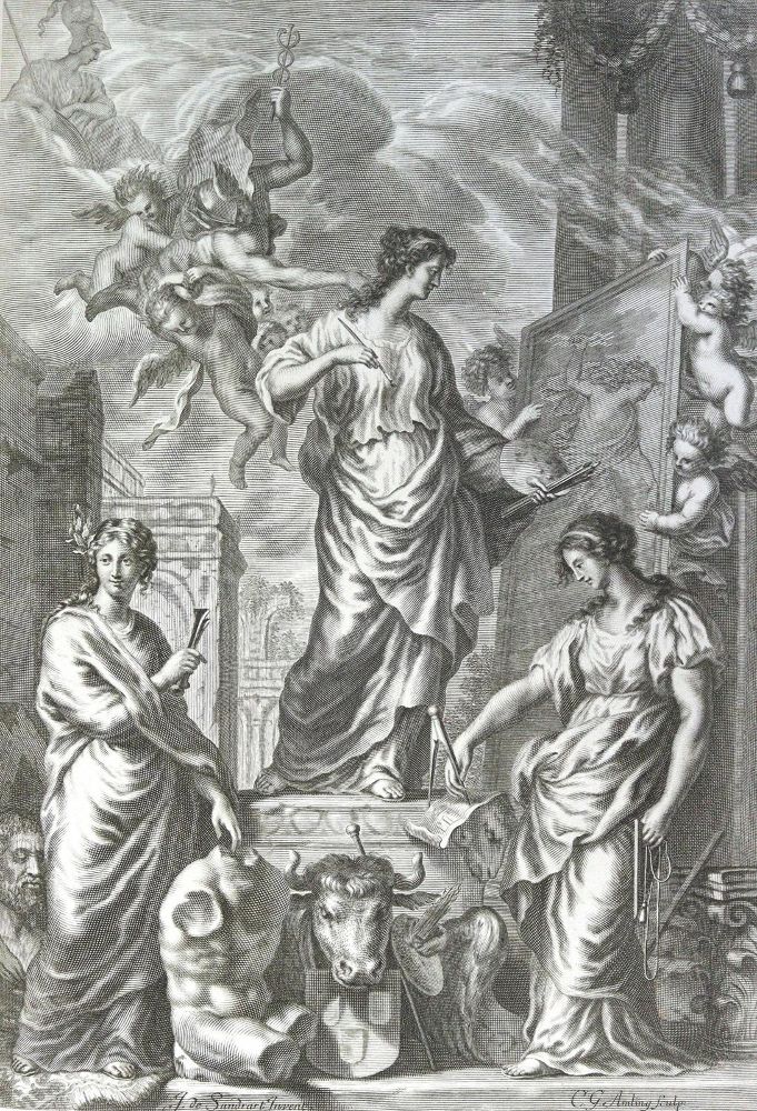 Große Abbildung Nr.2: 124-809 Sandrart,J.v.: (Architektur)