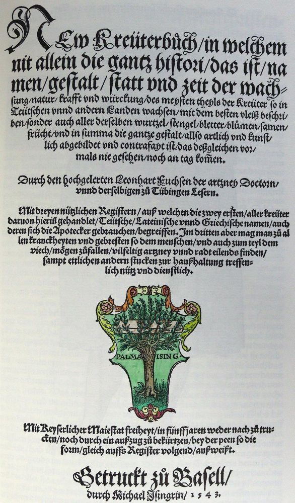 Große Abbildung Nr.2: 124-884 Fuchs,L.: (Faksimile)