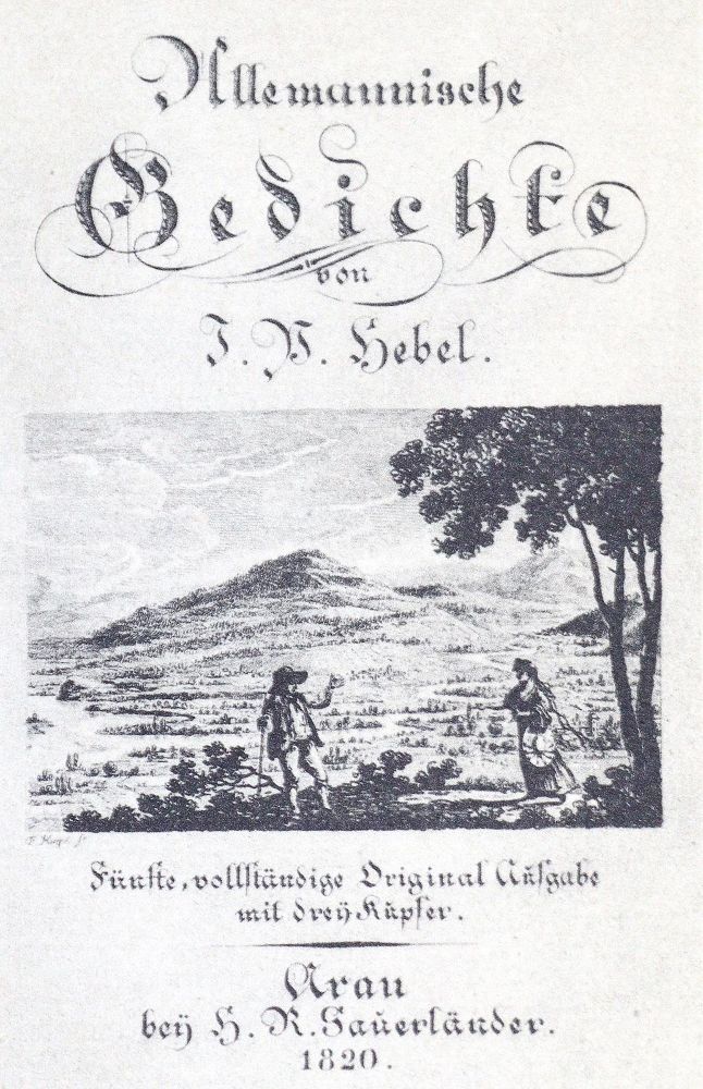 Große Abbildung Nr.1: 124-887 Hebel,J.P.: (Faksimile)