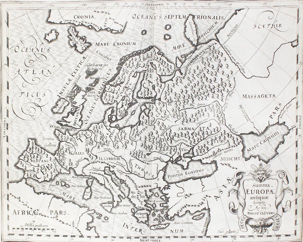 Große Abbildung Nr.2: 124-90 Clüver,P.: (Alte Drucke, Handschriften und Theologie)