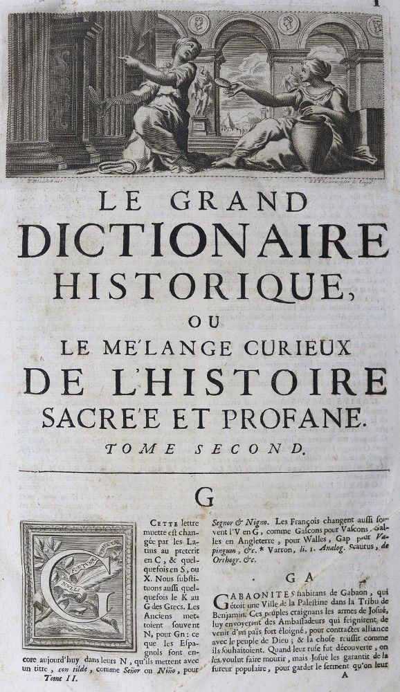 Große Abbildung Nr.3: 124-926 Moreri,L.: (Lexika - Wörterbücher - Sprachwissenschaften)