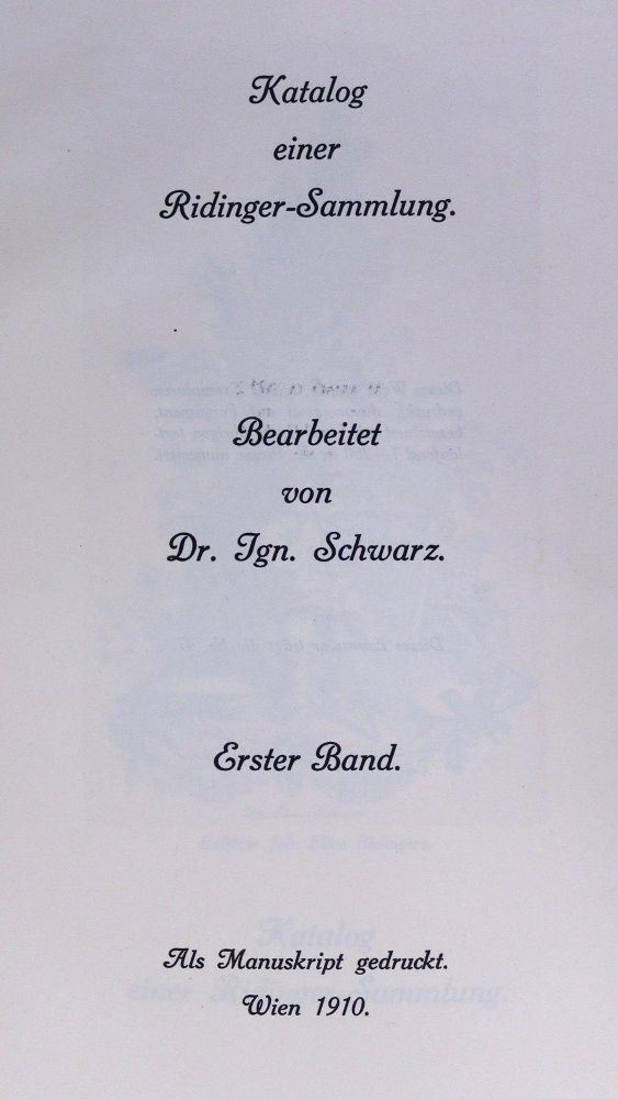 Große Abbildung Nr.2: 124-930 Schwarz,I.: (Ridinger)