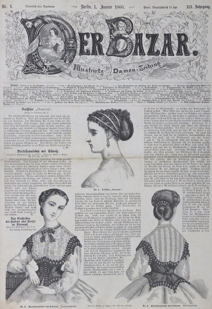 Große Abbildung Nr.1: 124-973 Bazar, Der.: (Mode und Trachten)