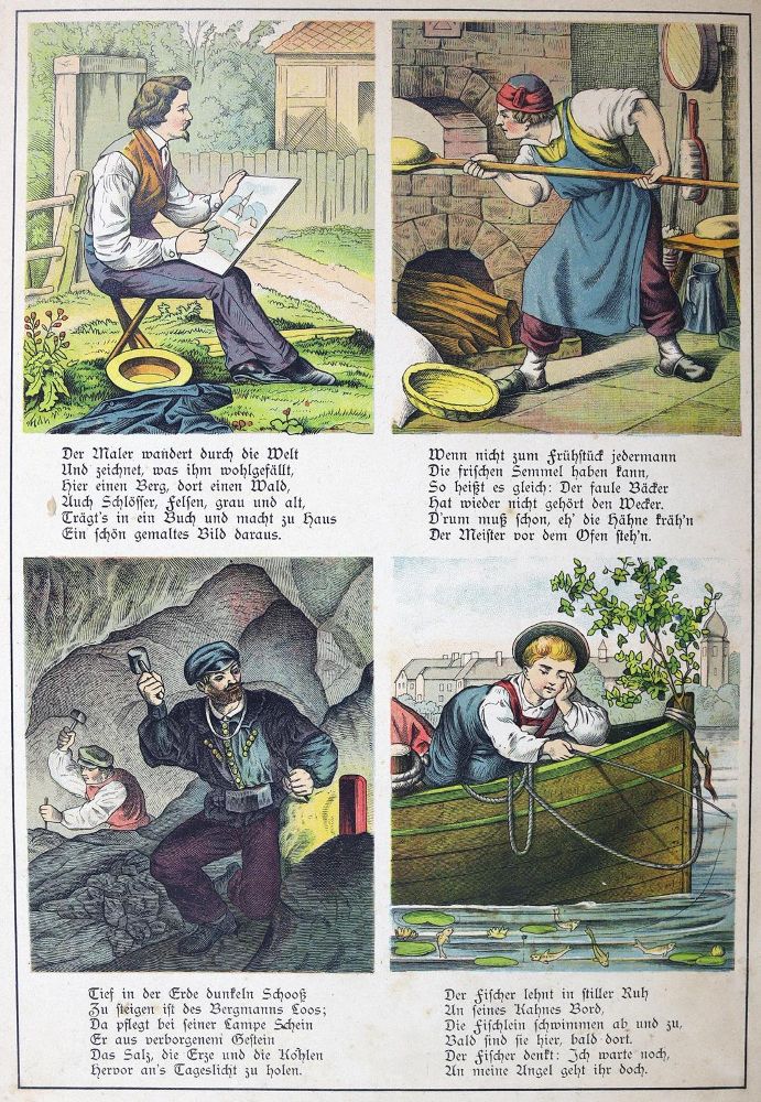 Große Abbildung Nr.1: 124-988 Allerlei Beruf.: (Kinder- und Jugendbücher)