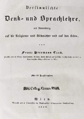 Bild Nr.2: 124-1023 Czech,F.H.: (Pädagogik, Taubstummenwesen)